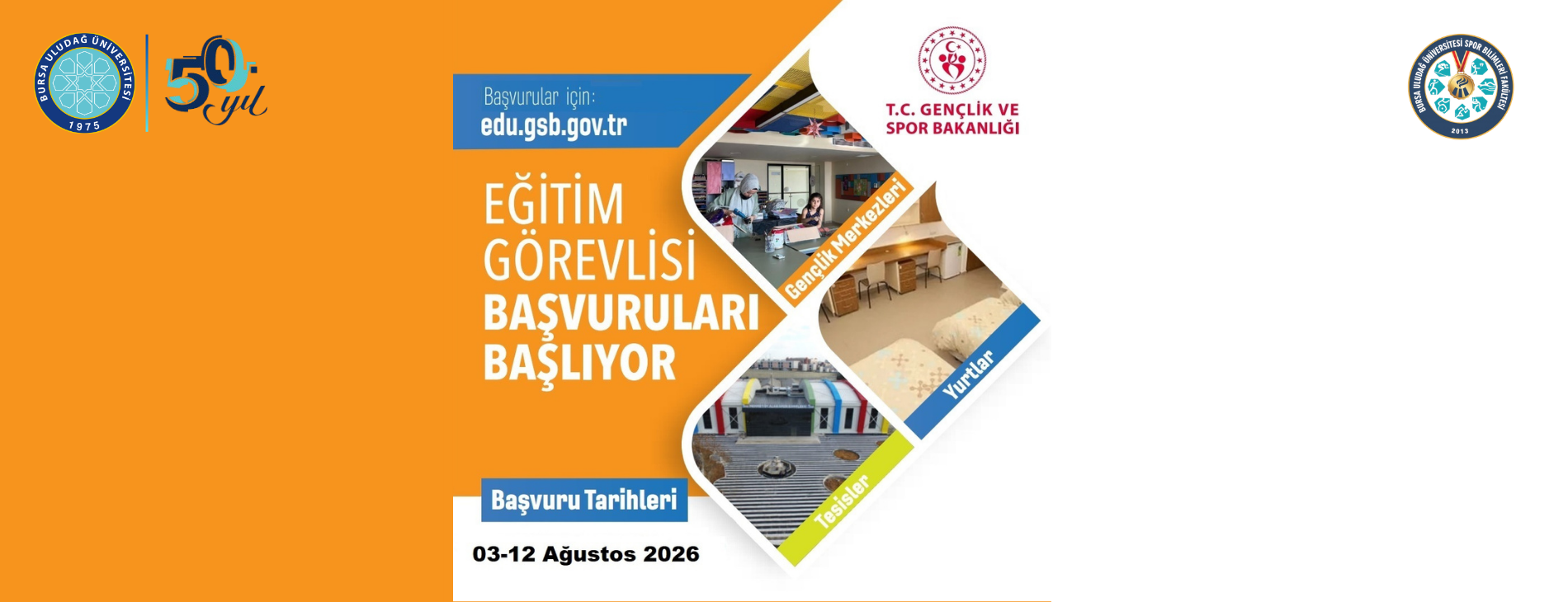 Gençlik ve Spor Bakanlığı Eğitim Görevlisi Başvuruları Başladı